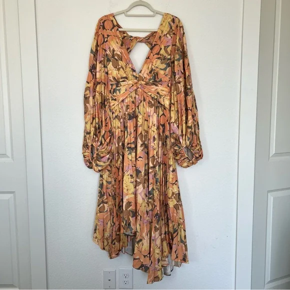 Acler Palms Dress in Kaleidoscope Floral